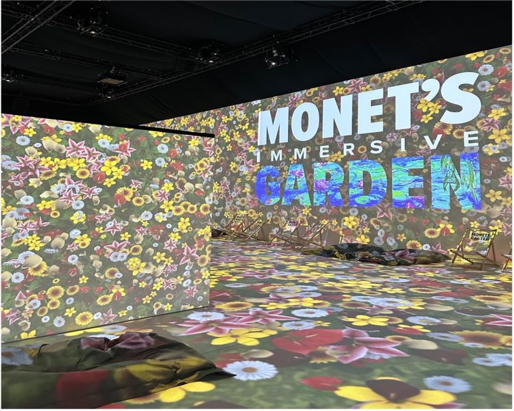 Sala 360º en la Experiencia Inmersiva sobre Claude Monet